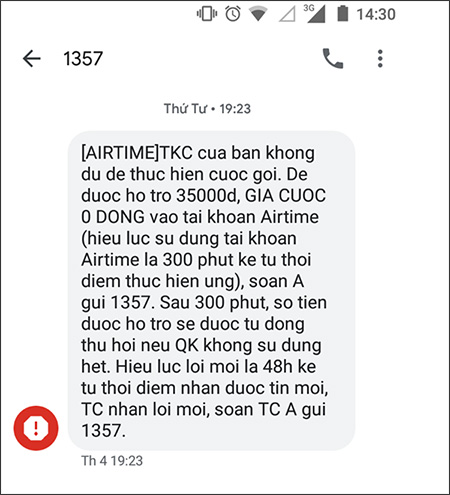 Giới Thiệu Về Dịch Vụ Ứng Tiền Airtime