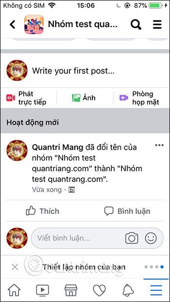 Tắt huy hiệu nhóm