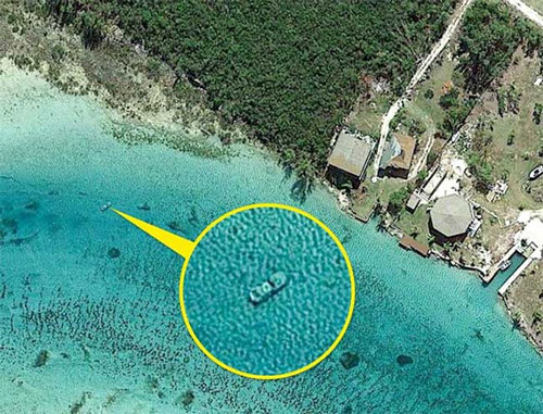 Chiếc xe xấu số tại Bahamas