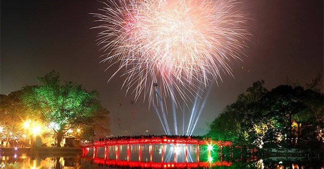 Lịch bắn pháo hoa Tết tại Hà Nội 
